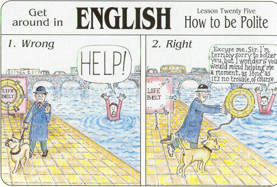 Get around in English - How to be polite